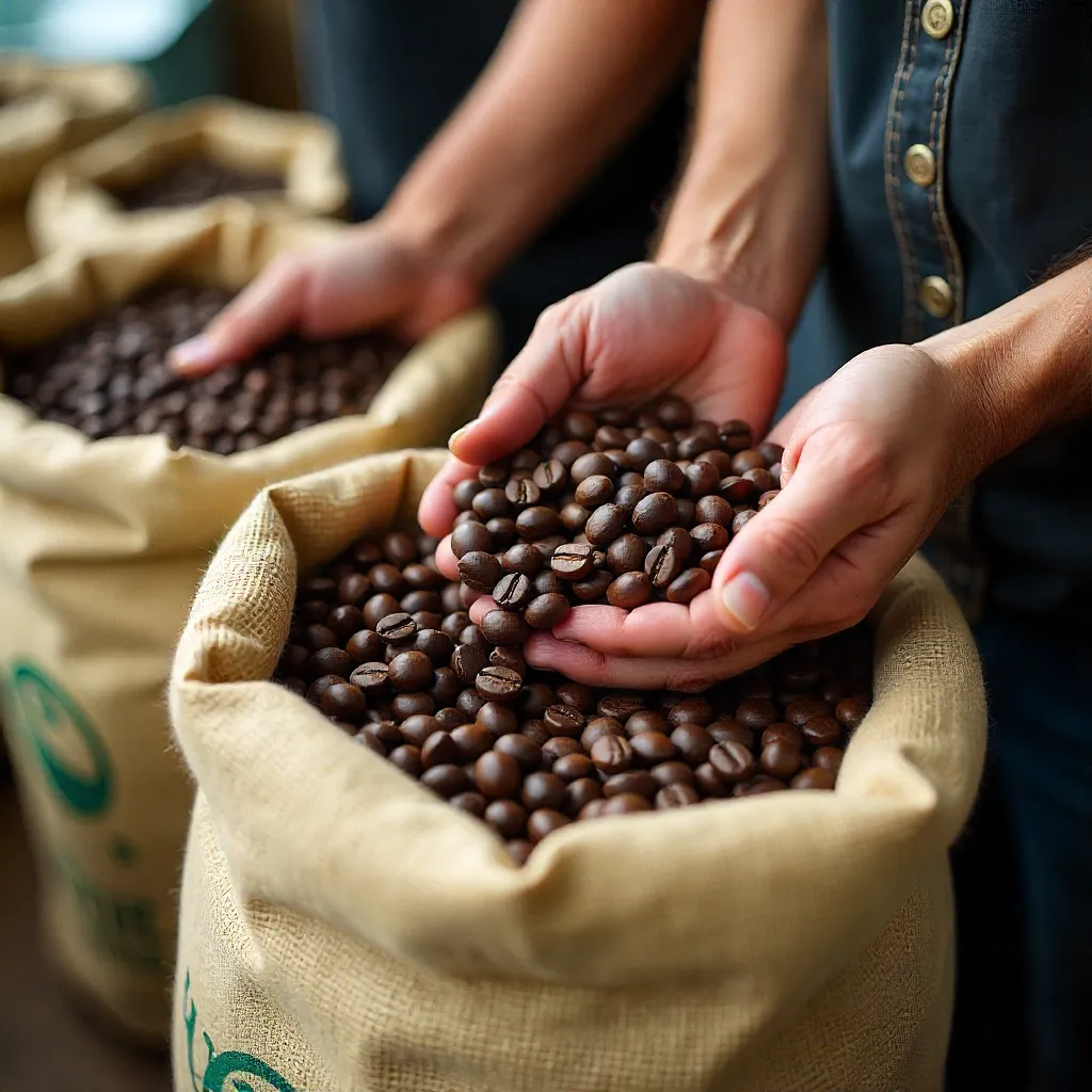 Highland washed coffee beans