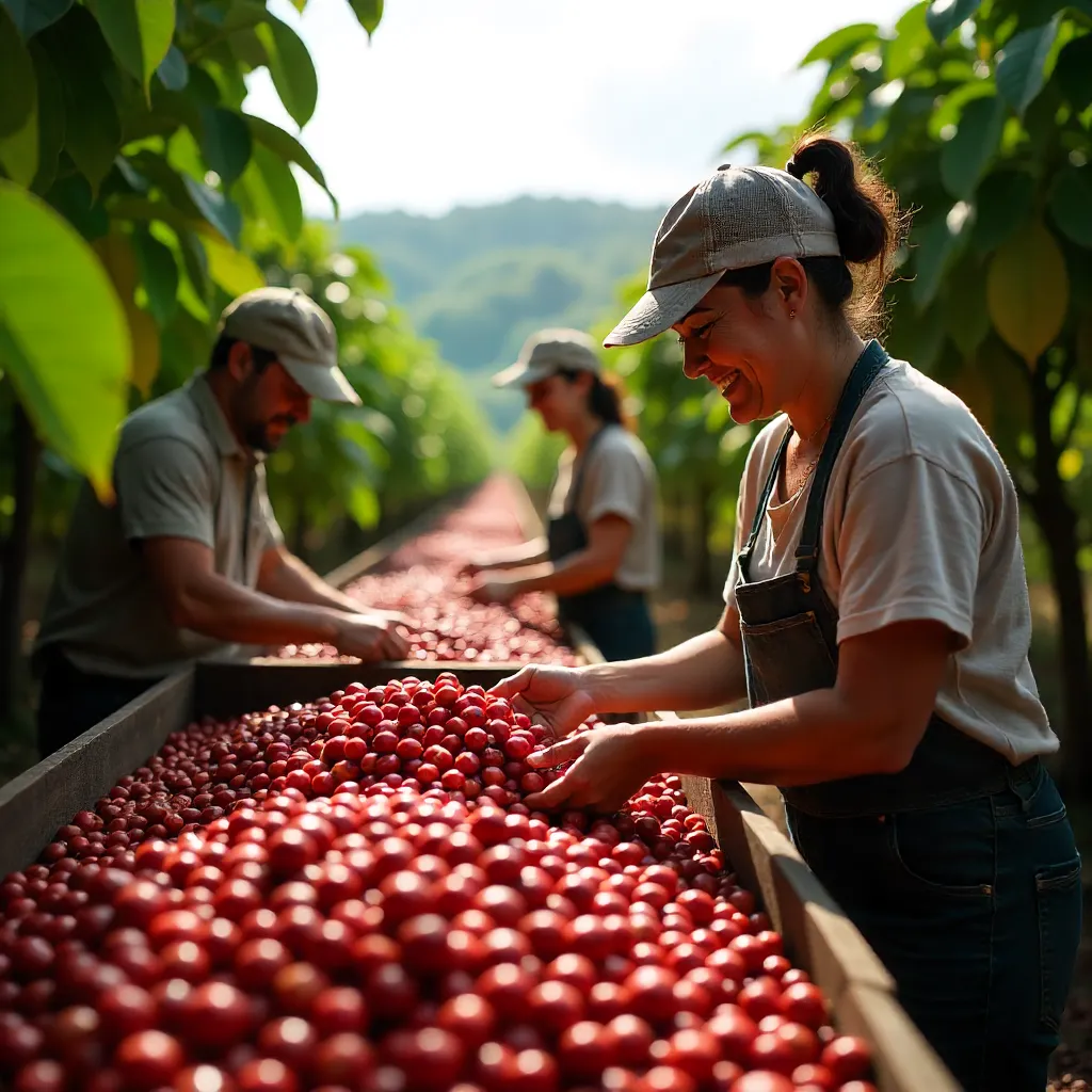 Sustainable coffee sourcing practices