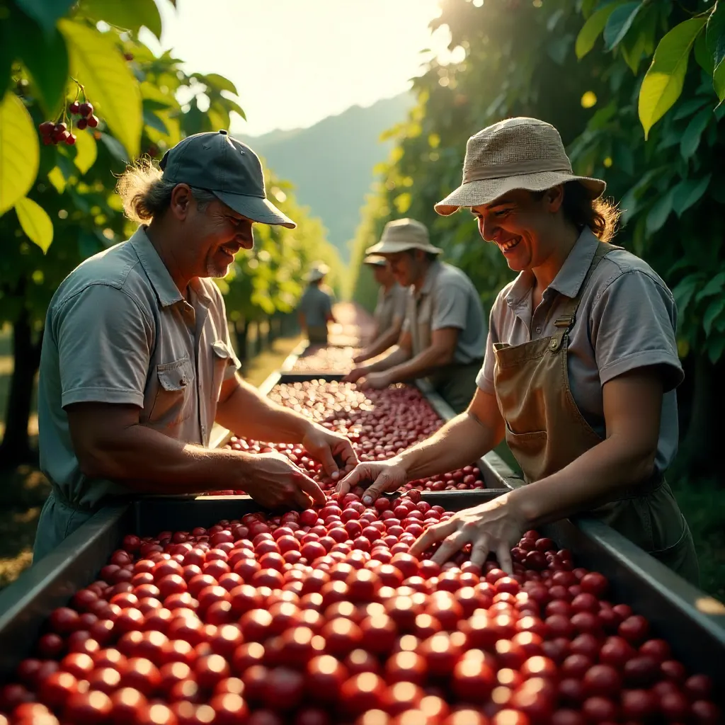 Honey process specialty coffee beans